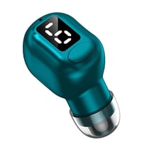 Ecouteurs Bluetooth Intra-Auriculaires Invisibles HIFI Etanche 10h Autonomie Vert YONIS
