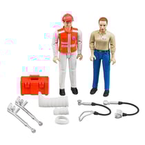 Set de deux figurines - Ambulancier et victime