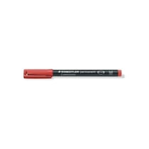 Lot de 10 marqueurs permanents - STAEDTLER - Lumocolor 317M - Pointe ogive 1 mm - Rouge