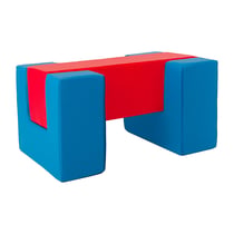 Blocs en mousse bleu marine rouge - Velinda