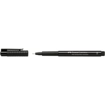 Lot de 10 feutres encre de Chine PITT Artist Pen - Pointe pinceau XS 0,1 mm - FABER-CASTELL - Noir