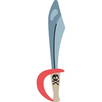 6 Épées de Pirate - Pirate Party