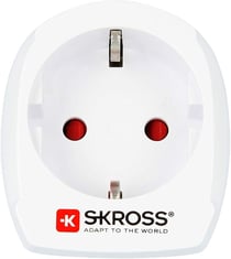 Adaptateur Secteur Skross Europe Vers Italy Blanc