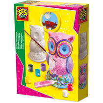 Moulage et peinture - Chouette - Figurines en plâtre