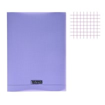 Cahier - 24x32(cm) - Petits carreaux - 96 pages - couverture en polypro - sans spirale - Clairefontaine - Calligraphe