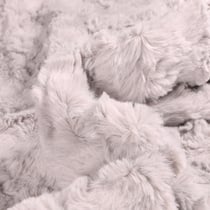 Tissu Fausse fourrure Lincia sur fond Gris clair