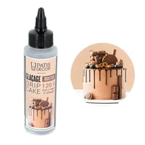 Glaçage pour drip cake marron 120 g