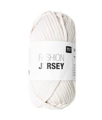 Pelote de coton à tricoter FASHION JERSEY - Rico Design 01 Blanc