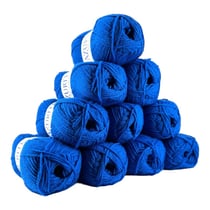 Lot de 10 pelotes Azurite Bleu Foncé - 100% Acrylique - 50g/140m - Distrifil