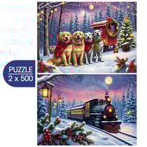 Puzzle 500 pièces - 2 Puzzles - Christmas is Coming - Bluebird Puzzle