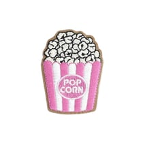 Ecusson thermocollant pop corn 4,2cm x6cm (1 unité)