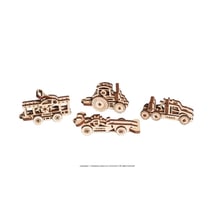 Maquette mécanique UGEARS set de 4 véhicules