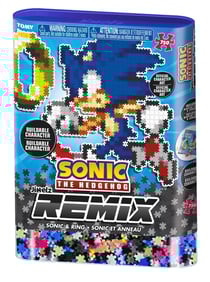 Jixelz remix sonic et anneau 700 pièces - Alliez puzzle et pixels