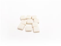 Carreaux mosaïque Blanc cassé Pixel art - Mini - Lot de 40