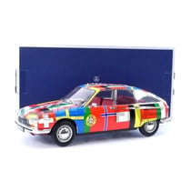 Voiture miniature de collection - NOREV - CITROEN GS Flags 2nd Release - 1/18 - 1972 - Couleur Flag