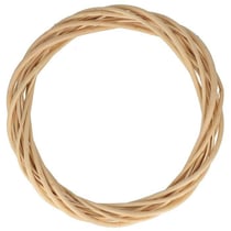 6 couronnes décoratives en osier 30 cm