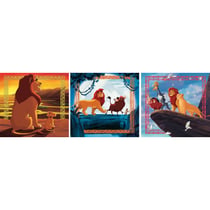 Puzzle simba le roi avec ses amis 3 x 48 pièces - clementoni - 25323