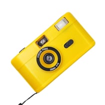 Appareil Photo Enfant Réutilisable Avec Flash Intégré Et Objectif 28mm Jaune YONIS