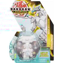Bakugan legends : dragonoid avec carte - boule blanche transparente - nova series - saison 4 - spin master 20139748