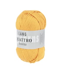 Fil à tricoter 100% coton QUATTRO - Lang Yarns 59 Orange