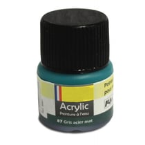 Gris Acier Mat acrylique 12ml