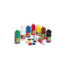 Peinture Gouache scolaire Lefranc - bourgeois -  Couleurs assorties - 1 Litre - 8 pcs