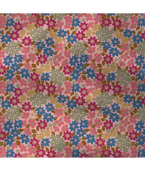 Tissu coton double gaze pétale de 130 CM de largeur 00 Rose vendu par 50 cm