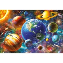 Puzzle systeme solaire 500 pieces - collection planete- espace - educa - 18449