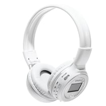 Casque Audio Bluetooth Sans Fil Avec Écran LED Et Microphone HD Pour Appareils Blanc YONIS