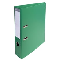 Classeur à levier PVC A4 dos de 70mm. - Vert - x 10 - Exacompta
