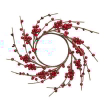 Couronne de baies rouges Ø 12 cm