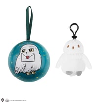 Capsule de Noël avec Porte-clés Peluche Hedwige - Harry Potter