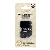 Pressions magiques - Boutons pression sans pince ø 13 mm - Noir