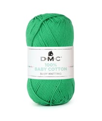 Coton à tricoter 100% Baby Cotton - DMC - certifié Oeko-Tex 781 Vert