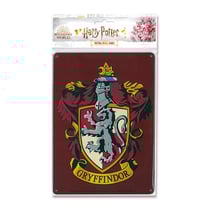 Petite Plaque Métallique Décorative Harry Potter A5 - GRYFFONDOR