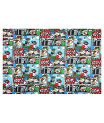 Tissu coton enfant cretonne boom de 160 cm de largeur Boommulticolore vendu par 50 cm