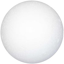Boules en polystyrène, d 7 cm, blanc, 50 pièces/ 1 Pq.