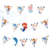 Petite Guirlande Sirène Corail - Recyclable