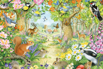 Puzzle 100 pièces - Animaux de la Forêt - Schmidt Spiele