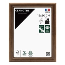 Cadre photo Shelter ébène 15x20 cm