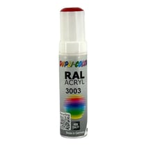 Stylo de retouche peinture acrylique - Rouge rubis - RAL 3003 - Brillant - Tous supports - Duplicolor