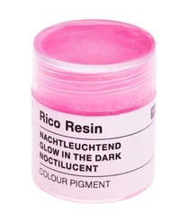 Pigments de couleur Noctilucent pour Résine - Pot de 3gr - Rico Design Rose Fluo