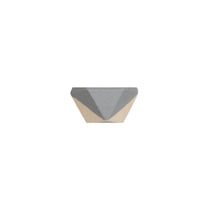 Perles en bois Diamant, 4pces1,5cm, 8pces1cm, 12pces, gris clair