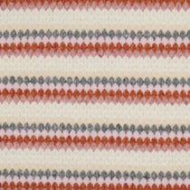 Tissu Maille Jersey rayures Mistral multicolore sur fond Beige sable - Au mètre