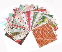 Papier Noël tendance 15,2 cm 20 Feuilles