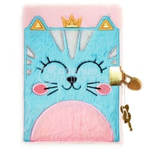 Journal intime fourrure - 17 x 12,5 cm - Chat - 240 pages