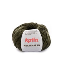 Pelote de laine à tricoter MERINO ARAN - Katia Vert (48)
