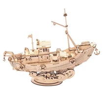 Puzzle 3D Bois | Bateau de Pêche
