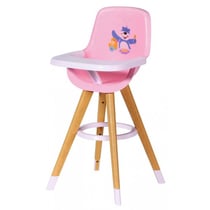 Chaise haute baby born poupon 36-43 cm - zapf - mobilier siege repas poupee
