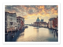 Affiche 50 x 70 cm -  Grand canal Venise - Manjik Pictures